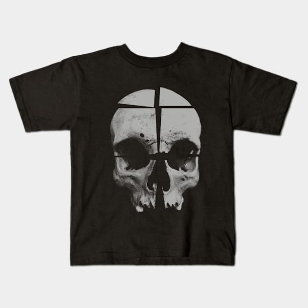 Old Skull Kids T-Shirt by Elefunk